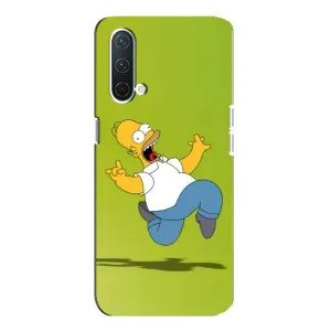 Чехол с Симпсонами для OnePlus Nord CE 5G (VPrint) (Гомер Симпсон)