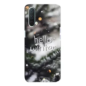 Новогодние, Праздничные Чехлы для OnePlus Nord CE 5G - 2024 год (Hello winter)