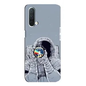 Чехол NASA для OnePlus Nord CE 5G (AlphaPrint) (Космонавт фото)