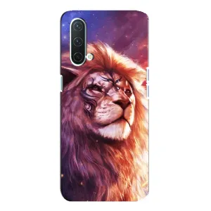 Чохол з картинкою ЛЕВ для OnePlus Nord CE 5G (VPrint) (Красочний Лев)