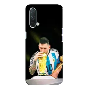 Чехлы для OnePlus Nord CE 5G (Leo чемпион) (AlphaPrint) (Кубок Месси)