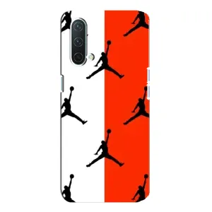 Чехлы для OnePlus Nord CE 5G - с картинкой JORDAN (AlphaPrint) (Лого Джордан)