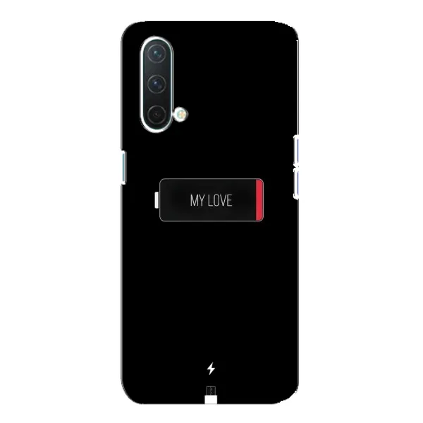 Чехол с принтом «Love battery» для OnePlus Nord CE 5G