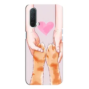 Чехол на ВанПлас Норд СЕ 5G с Котами (VPrint) (Любовь к котикам)