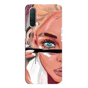 Чехол с печатью для OnePlus Nord CE 5G - (Мода) (AlphaPrint) (Макияж)
