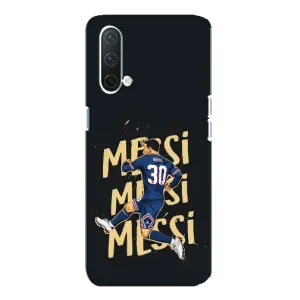 Чехлы для OnePlus Nord CE 5G (Leo чемпион) (AlphaPrint) (Messi ПСЖ)