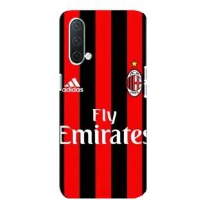 Чехлы для OnePlus Nord CE 5G (VPrint) - Футбольные клубы (Milan)
