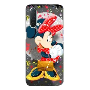 Чехол Disney Mouse OnePlus Nord CE 5G (PREMIUMPrint) (Minni с бантиком)