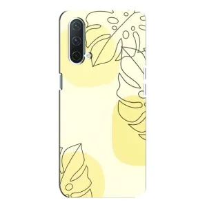 Силиконовый чехол с принтом в цветах на OnePlus Nord CE 5G