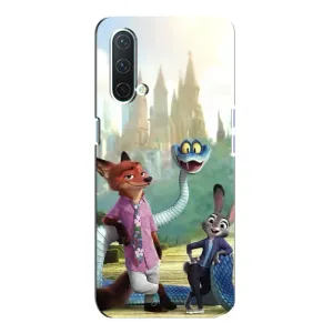 Чехол Зоотрополіс на OnePlus Nord CE 5G (Герои мультфильма Зверополис)