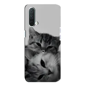 Чехол с рисунком кот на OnePlus Nord CE 5G (Пара котов)