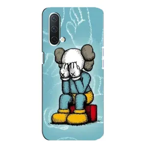 Чехлы для OnePlus Nord CE 5G - Bearbrick Louis Vuitton (PREMIUMPrint) (Плач Bearbrick)