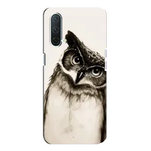 Чохол з пташками на OnePlus Nord CE 5G (VPrint) (Сова)