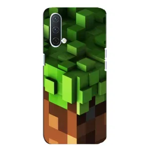 Чехол Майнкрафт на OnePlus Nord CE 5G (AlphaPrint) Minecraft (текстура Майнкрафт)