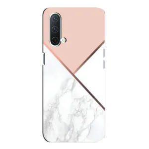 Мраморний чехол на OnePlus Nord CE 5G (VPrint) (Тройний мрамор)