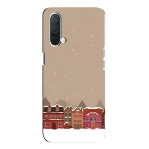 Новогодние, Праздничные Чехлы для OnePlus Nord CE 5G - 2024 год (Зимний город)