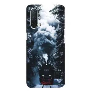 Новогодние, Праздничные Чехлы для OnePlus Nord CE 5G - 2024 год (Зимний поезд)