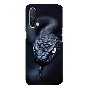 Чехол с картинкой «Хищники» для OnePlus Nord CE 5G (Черная змея)