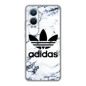 Чехлы Адидас для OnePlus Nord CE4 Lite (AlphaPrint) (Адидас на мраморе)