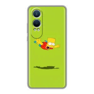 Чехол с Симпсонами для OnePlus Nord CE4 Lite (VPrint) (Барт Симпсон)