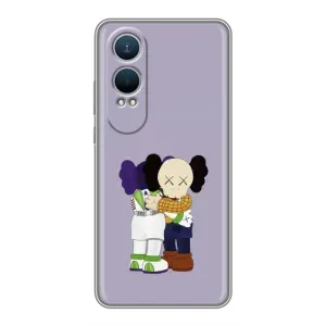 Чехлы для OnePlus Nord CE4 Lite - Bearbrick Louis Vuitton (PREMIUMPrint) (Дружба Беарбрик)