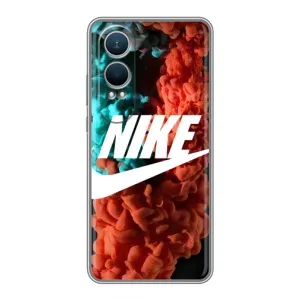 Чехол для OnePlus Nord CE4 Lite - с принтом Найк (AlphaPrint) (Дымчатый найк)