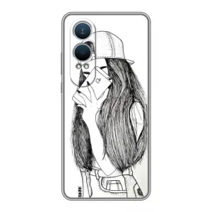 Чехол с печатью для OnePlus Nord CE4 Lite - (Мода) (AlphaPrint) (Фото девочки)