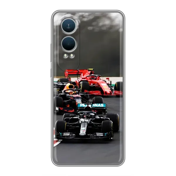Чехол с принтом «Гонка Формула 1» для OnePlus Nord CE4 Lite