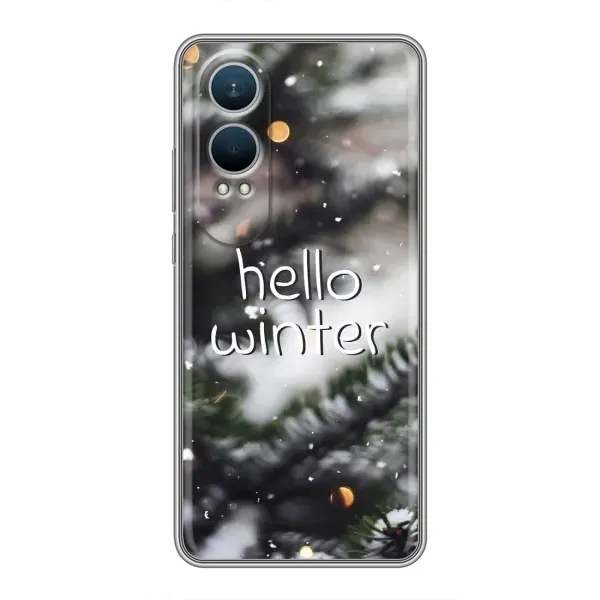 Чехол с принтом «Hello winter» для OnePlus Nord CE4 Lite