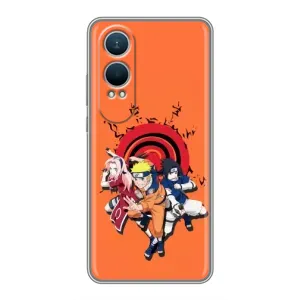 Naruto Anime Чехлы для ВанПлас Норд СЕ4 Лайт (AlphaPrint) (команда Наруто)