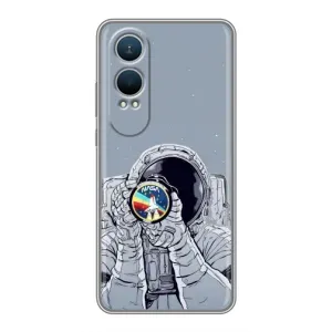Чехол NASA для OnePlus Nord CE4 Lite (AlphaPrint) (Космонавт фото)