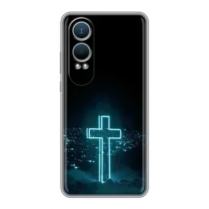Чехол для OnePlus Nord CE4 Lite (AlphaPrint) - (Христианские) (Крест и город)