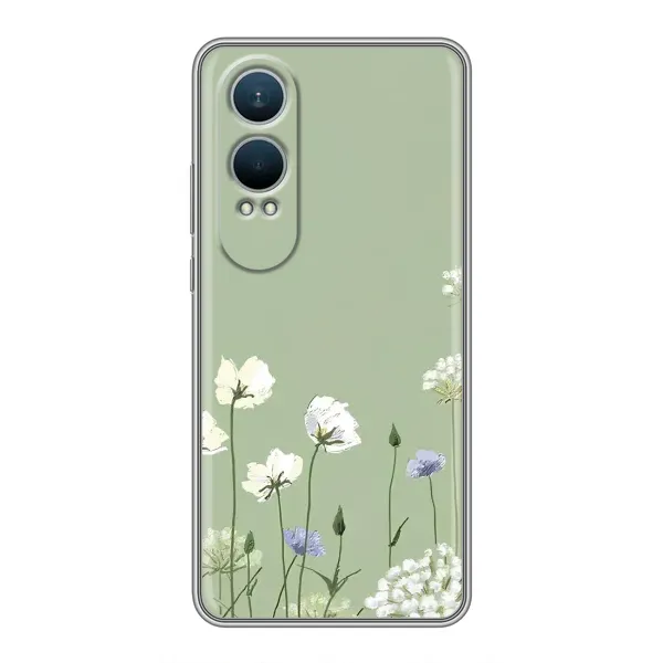 Чехол с принтом «Цветы на зеленом» для OnePlus Nord CE4 Lite Чехол с принтом «Цветы на зеленом» для OnePlus Nord CE4 Lite