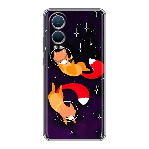 Чехол с принтом «Лисички космонавты» для OnePlus Nord CE4 Lite