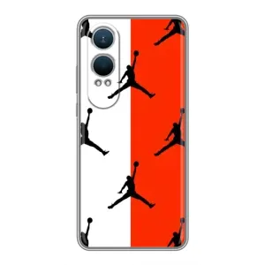 Чехлы для OnePlus Nord CE4 Lite - с картинкой JORDAN (AlphaPrint) (Лого Джордан)