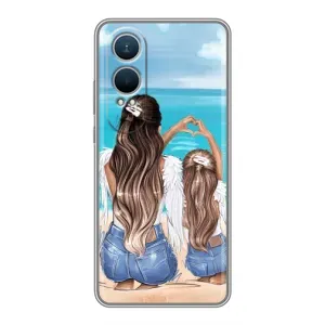 Чехол с печатью для OnePlus Nord CE4 Lite - (Мама с ребенком) (AlphaPrint) (Мама с доченькой)