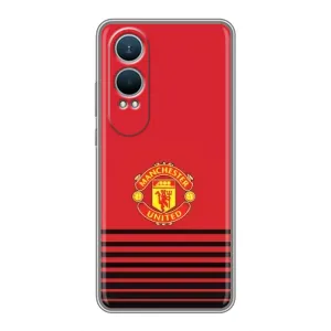 Чехол Манчестер Юнайтед для ВанПлас Норд СЕ4 Лайт (AlphaPrint) (manchester united)