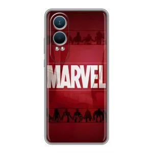 Чехол МАРВЕЛ для ВанПлас Норд СЕ4 Лайт (AlphaPrint) (MARVEL)