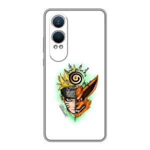 Naruto Anime Чехлы для ВанПлас Норд СЕ4 Лайт (AlphaPrint) (Наруто Курама)