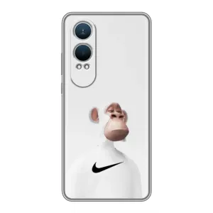 Чехлы с Обезьянами NFT для OnePlus Nord CE4 Lite (AlphaPrint) (обезьяна NFT Nike)