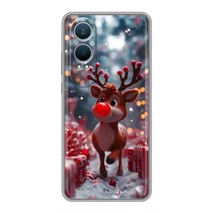 Яскравий чохол для OnePlus Nord CE4 Lite з Зимові Оленята (Олень серед подарунків)