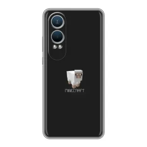 Чехол Майнкрафт на OnePlus Nord CE4 Lite (AlphaPrint) Minecraft (Овечка Майнкрафт)
