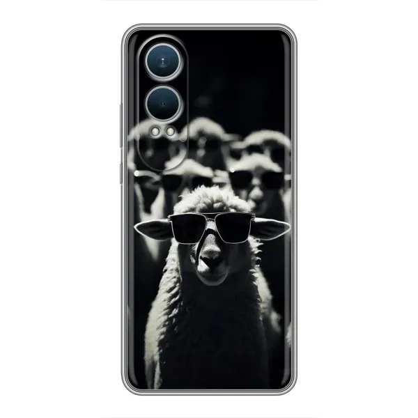 Чехол с принтом «Овечка в очках» для OnePlus Nord CE4 Lite