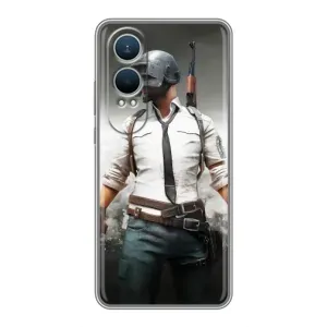 Чехол PUBG для ВанПлас Норд СЕ4 Лайт (AlphaPrint) (Пабг мен)