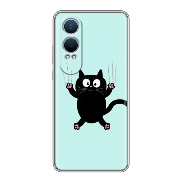 Чехол с принтом «Падающий кот» для OnePlus Nord CE4 Lite Чехол с принтом «Падающий кот» для OnePlus Nord CE4 Lite