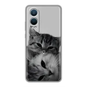 Чехол с принтом «Пара котов» для OnePlus Nord CE4 Lite
