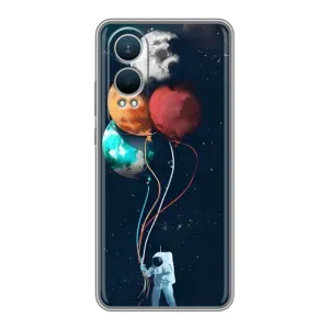 Космические Чехлы для ВанПлас Норд СЕ4 Лайт (VPrint) (Планеты шарики)