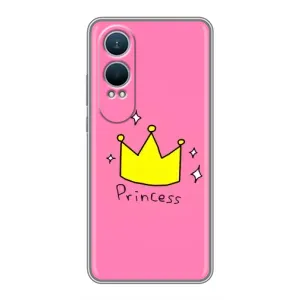 Чехол с картинкой (Стильные) для ВанПлас Норд СЕ4 Лайт - (AlphaPrint) (Princess)