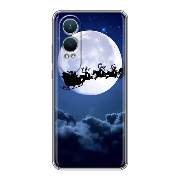 Чехол с принтом «Санта - луна» для OnePlus Nord CE4 Lite