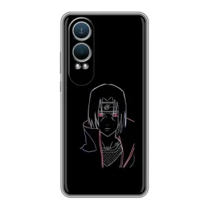 Чехлы на тему: Итачи Учиха для OnePlus Nord CE4 Lite (AlphaPrint) (силуэт Итачи)
